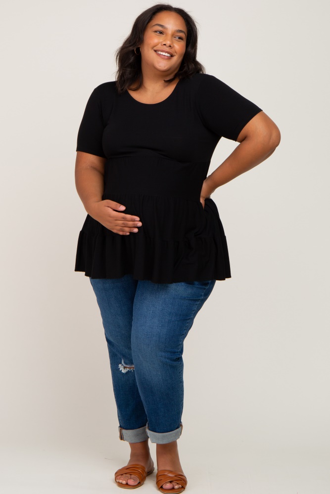 Plus Size Maternity Tops, Blouses, Tees & More