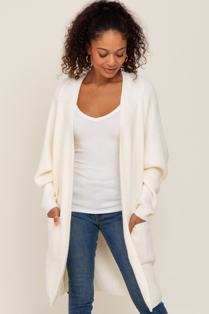 Beige Chunky Knit Oversized Cardigan– PinkBlush Beige Chunky Knit Oversized Cardigan– PinkBlush