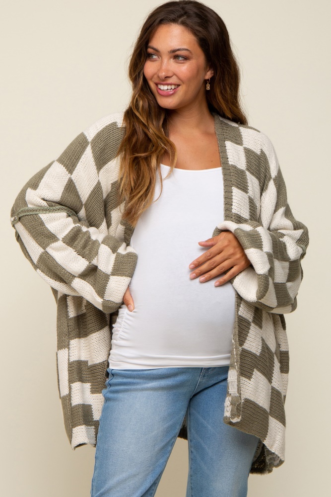 Our love for this striped maternity cardigan grows Shop