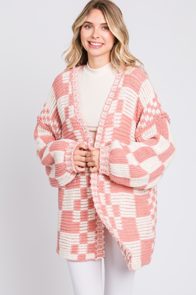 Oatmeal Button Up Sweater Cardigan– PinkBlush