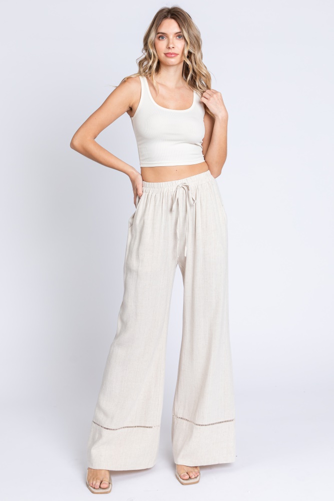 Charcoal Faux Fur Lined Flare Lounge Pants– PinkBlush