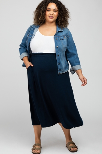 Plus Size Maternity Skirts | PinkBlush 