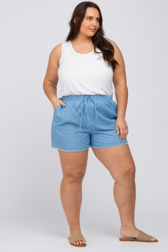 Plus Size Women's Shorts | PinkBlush