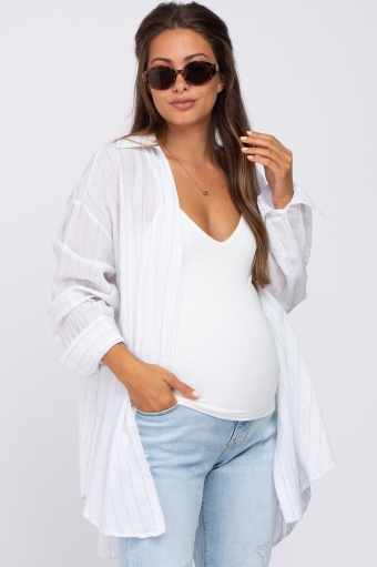 Long Sleeve Maternity Tops | PinkBlush 