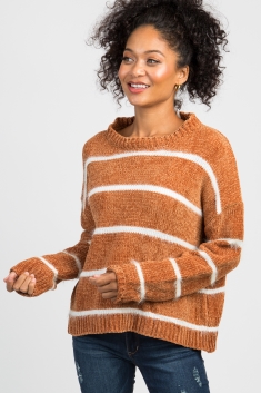 fuzzy knit chenille hoodie