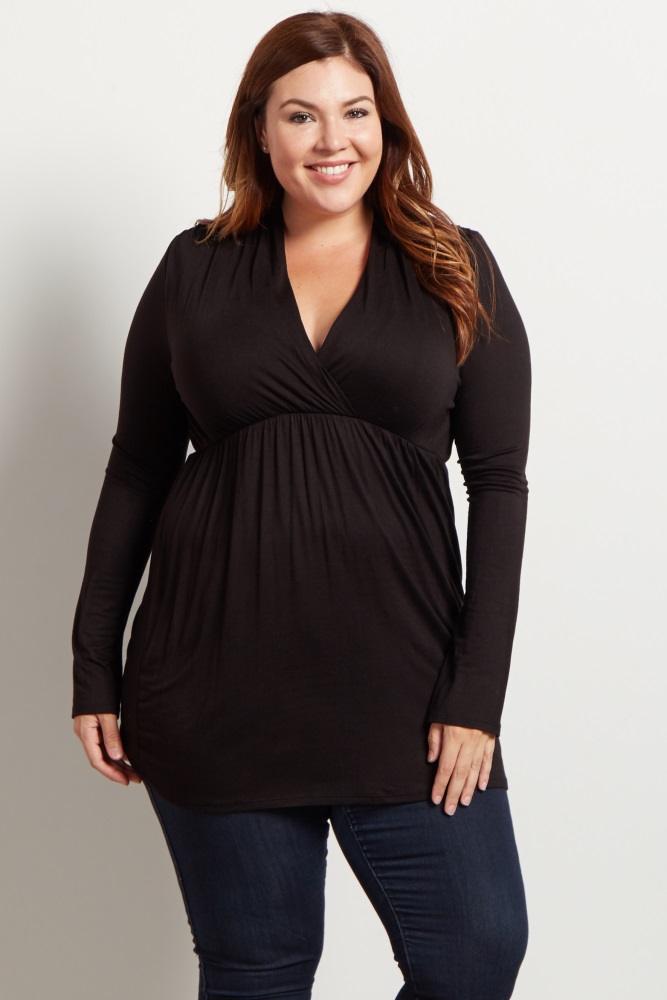 wrap maternity top