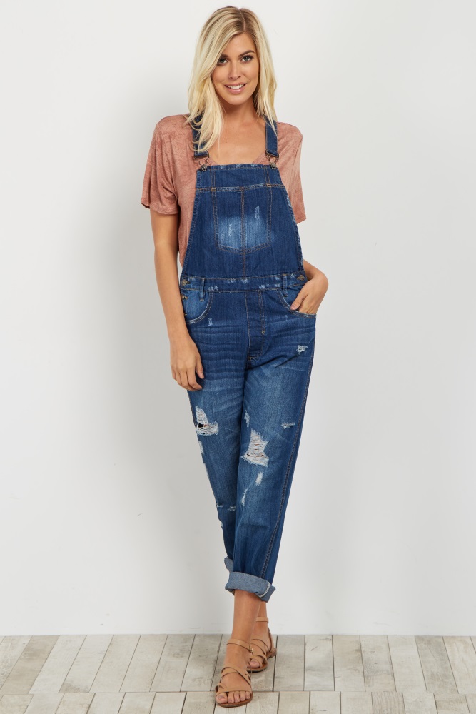 pink blush overalls