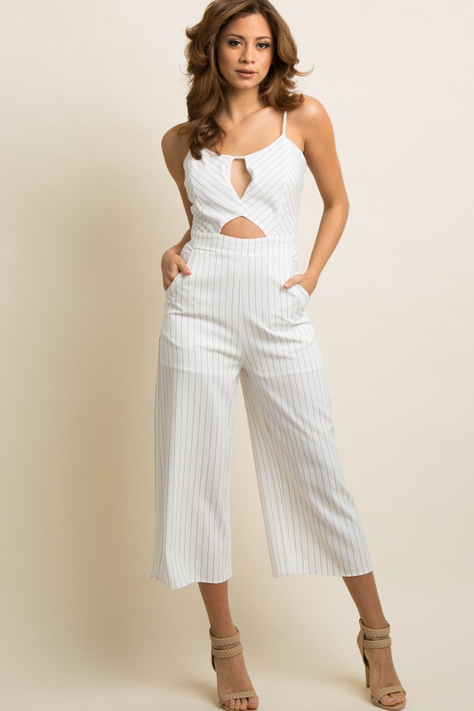 white jumpsuit cropped