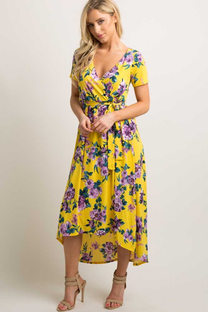 Yellow Floral Midi Dress Online Hotsell, UP TO 57% OFF | www 