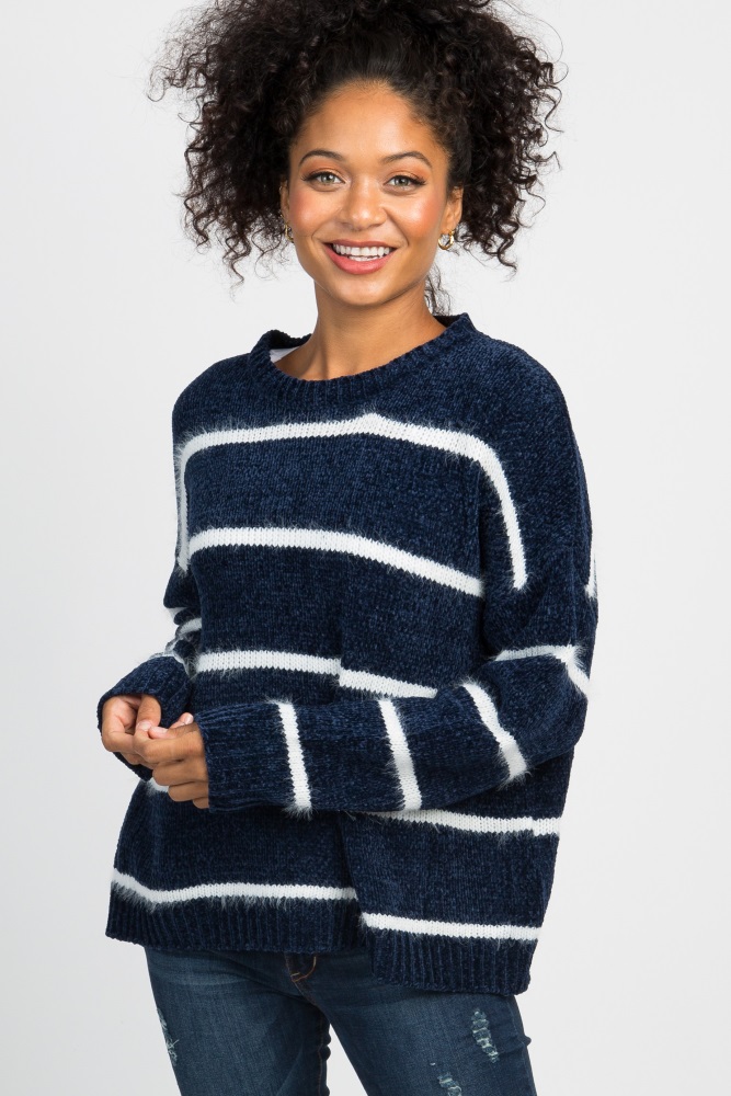 fuzzy knit chenille hoodie