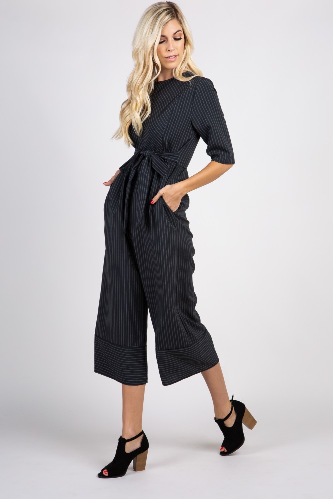 charcoal gray jumpsuit