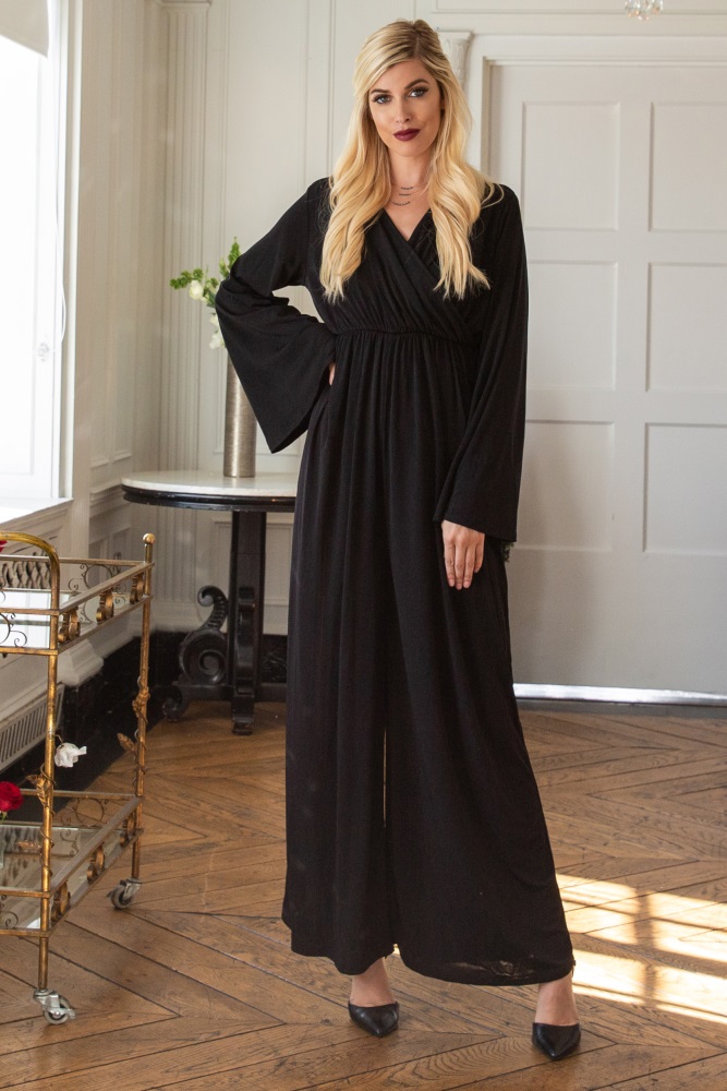 maternity wrap jumpsuit