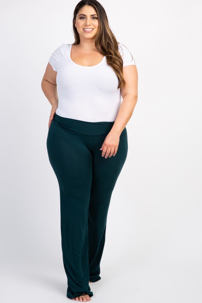 forest green yoga pants