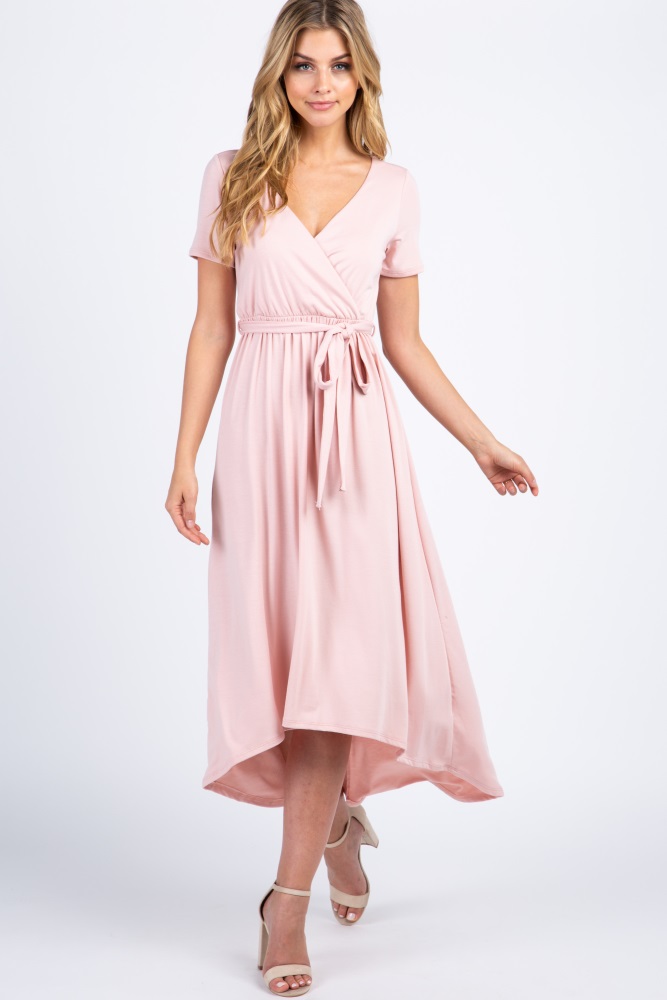 pink blush women's dresses