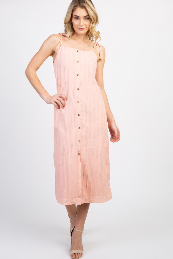 double lined midi dress