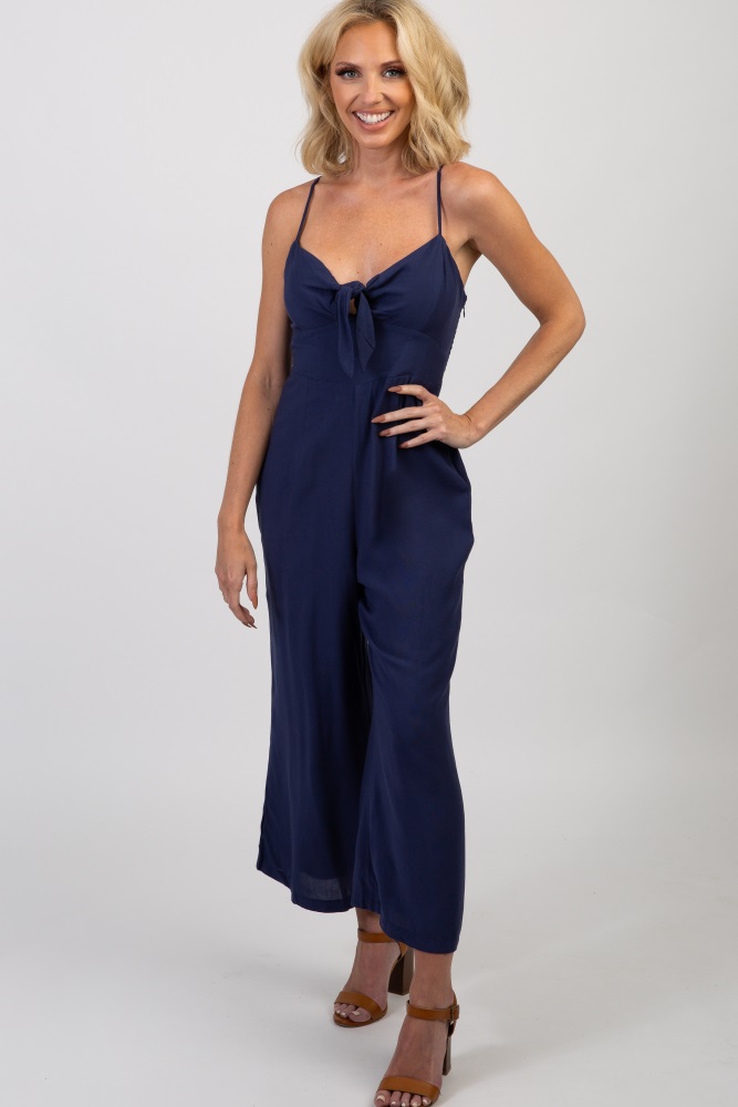 solid cami jumpsuit