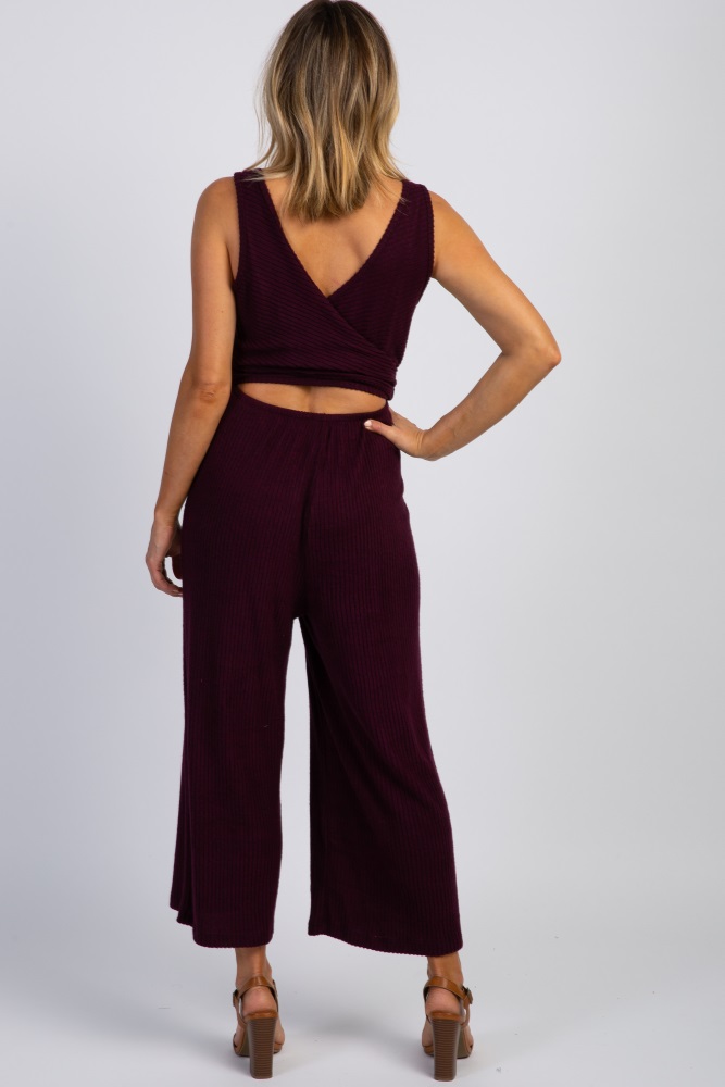 back tie jumpsuit