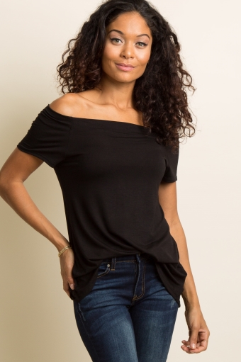 Off-Shoulder Maternity Tops | PinkBlush 